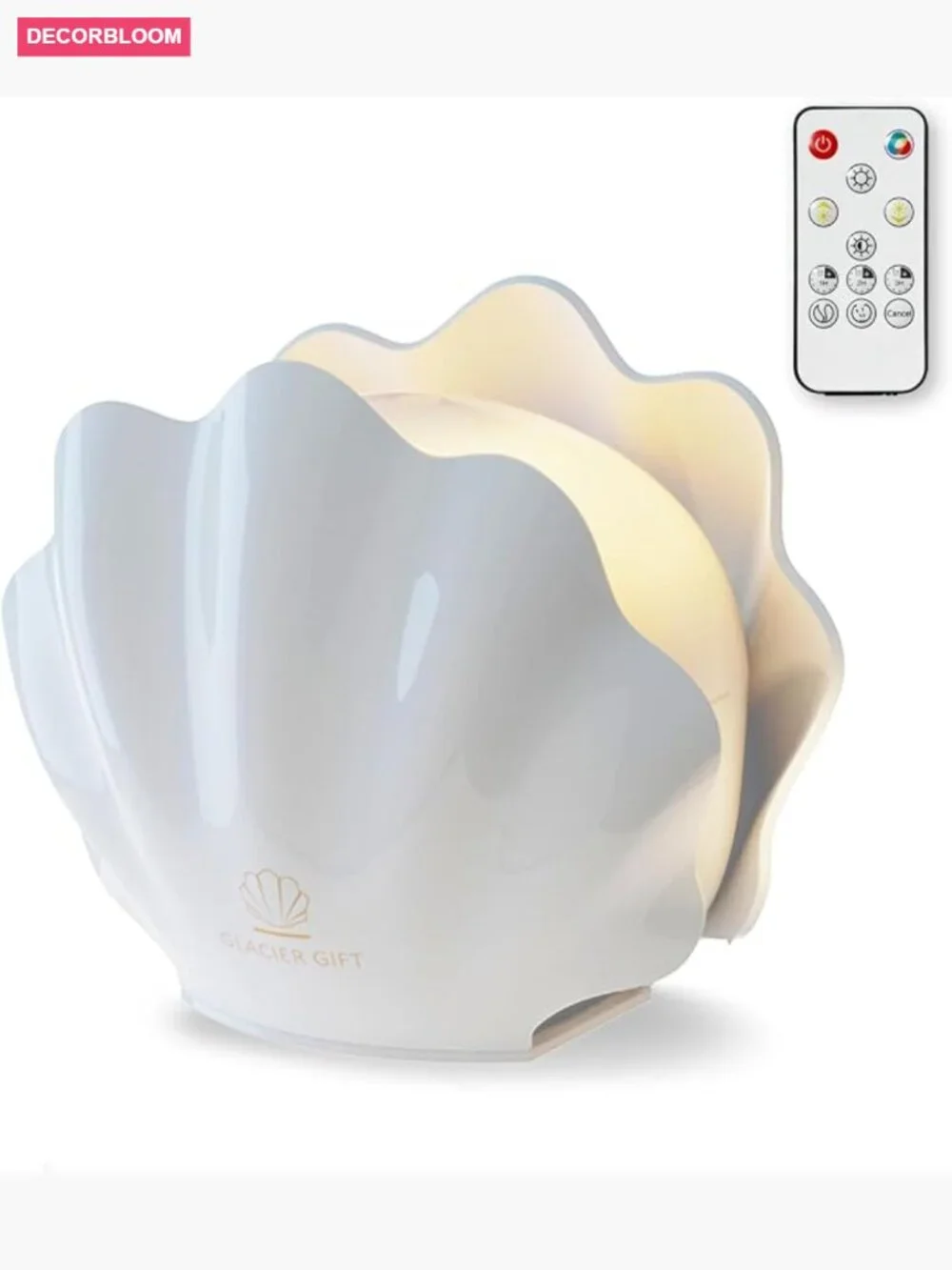 260ml Essential Oil Diffuser with Remote Control, 7 LED Night Light, Shell